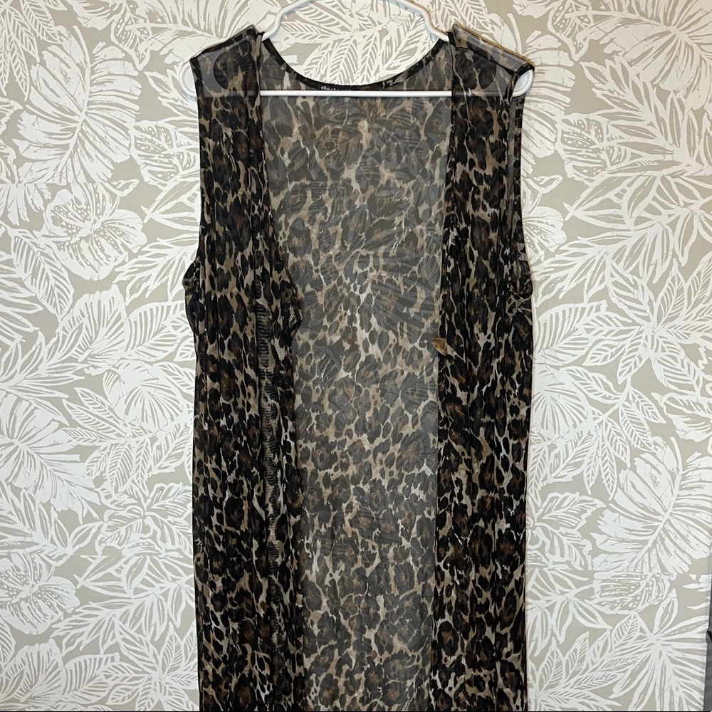 Cheetah print overall